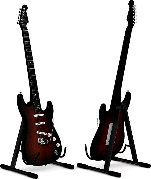 Electric Guitar 3D Model