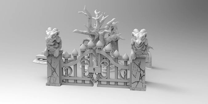 TerrainCrates Cementery | 3D