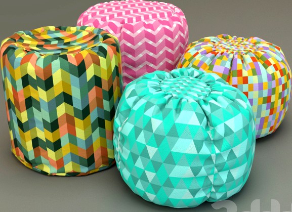 4 Poufs