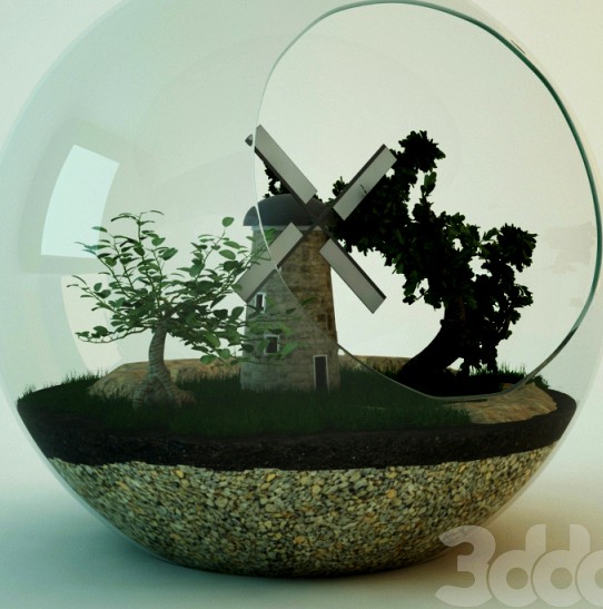 Mill in Terrarium