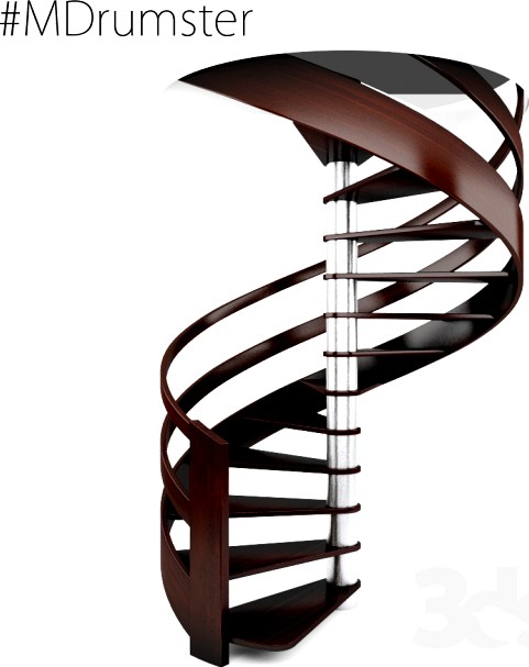 A spiral staircase / Spiral staircase