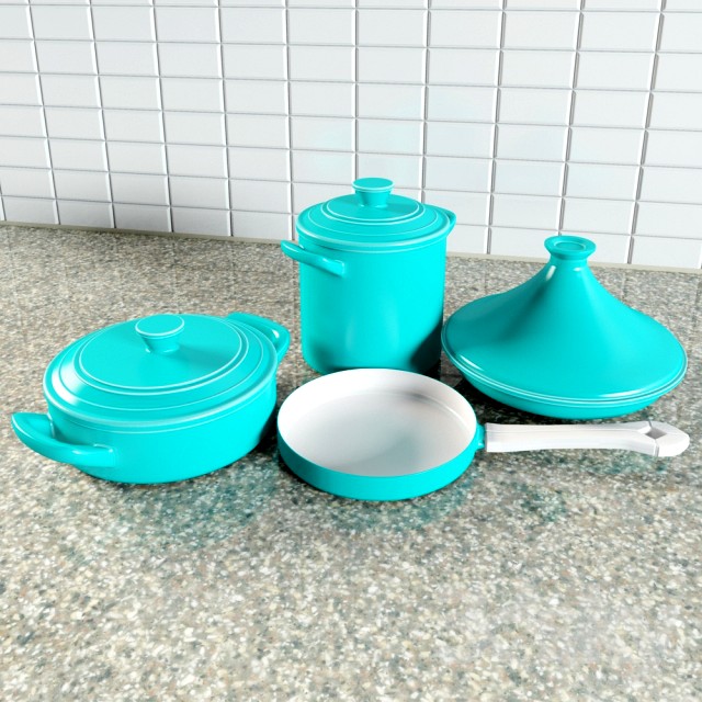 A set of ceramic tableware