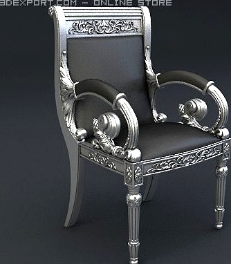 Chair Vanitas Versace 3D Model
