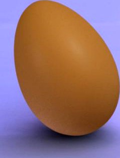 CG egg 3D Model