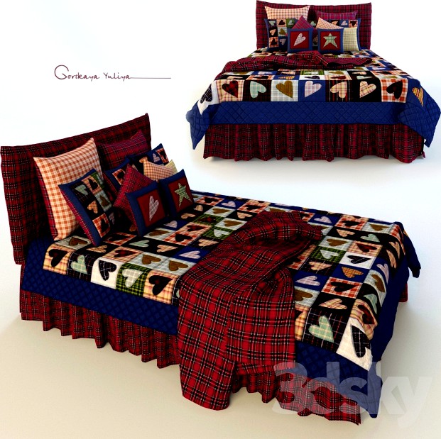Children Bed Patchwork