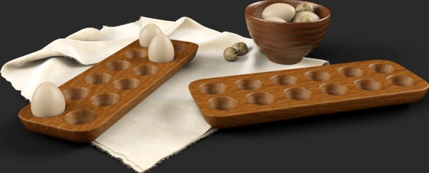 Decorative set of eggs