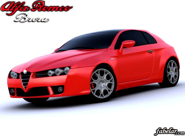 Alfa Brera std mat 3D Model