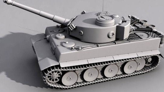 Tiger tank 3D Model