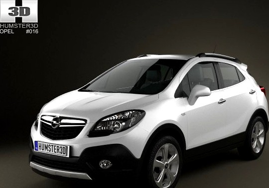 Opel Mokka 2013 3D Model