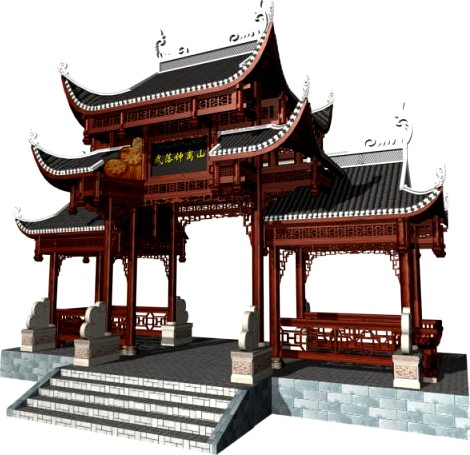 Tori Gate 3D Model