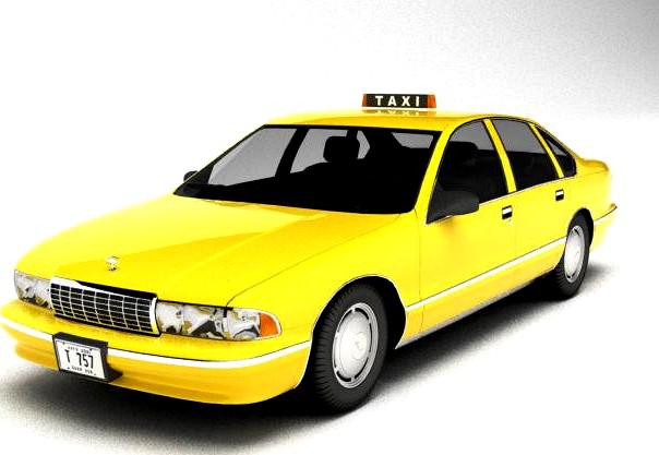 Chevrolet Caprice Taxi 3D Model