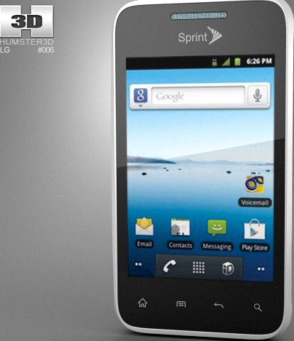 LG Optimus Elite 3D Model