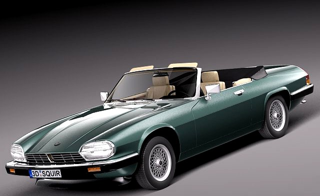 Jaguar XJS convertible 1975 3D Model