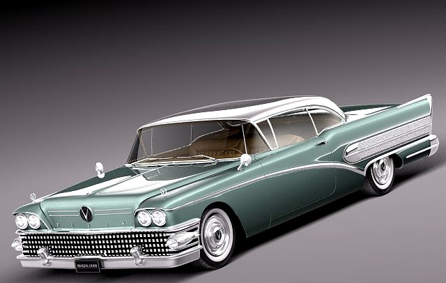 Buick Riviera Special Coupe 1958 3D Model