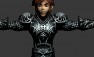 Character with armor 3D Model