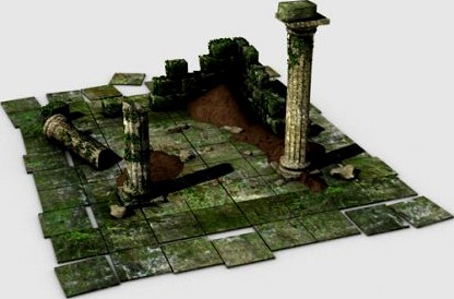 Ancient ruins 3D Model