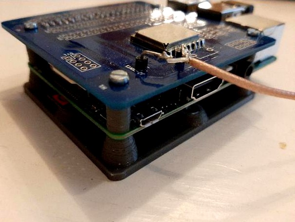 Raspberry Pi mounting frame 3d model