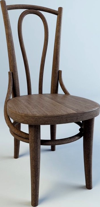 A kitchen chair 3D Model