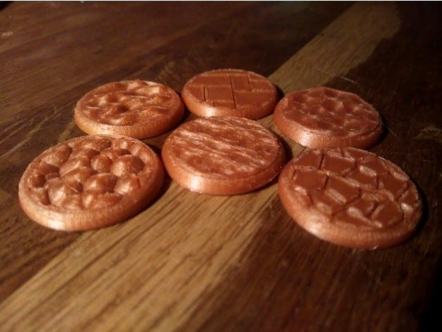 Miniature Base Tiles (6 variants)