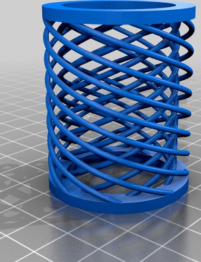 Double Helix Spring