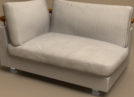 Patrik sofa element by Flexform 3D Model