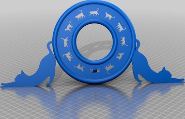 12 cats pictureframe