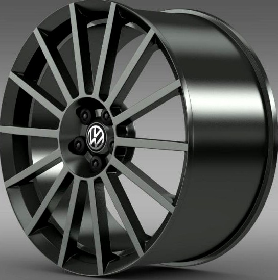 VW Polo R WRC Street rim 3D Model