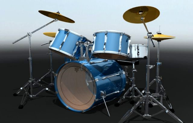 Drum Kit 3D Model