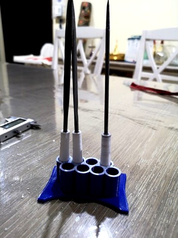 file stand with handle