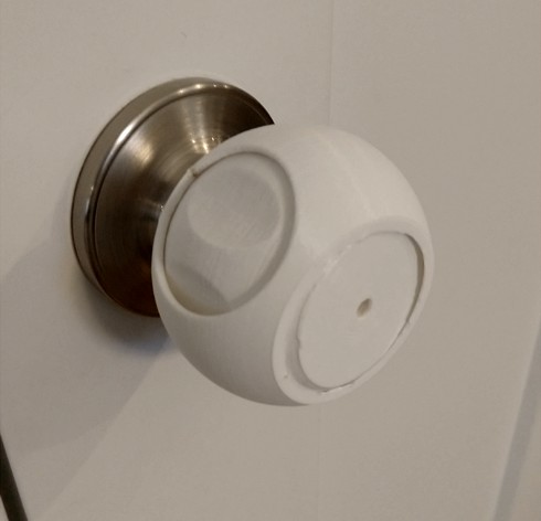 Lever to Child lock knob
