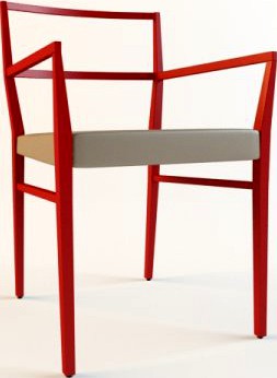 Classica chair Cappellini 3D Model