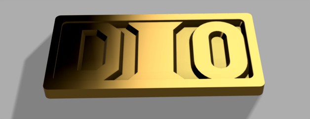 DIO's nameplate (jjba)
