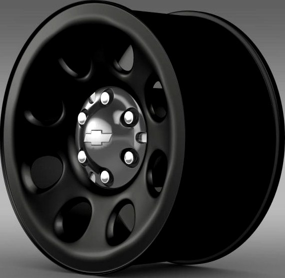 Chevrolet Tahoe Police rim 3D Model