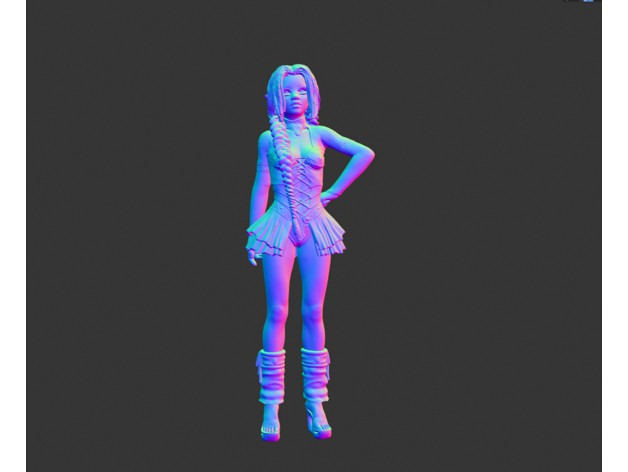 Elf Girl (Fixed Feet {Actually Fixed})