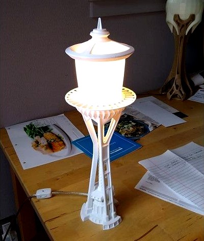 Space Needle LED Lamp