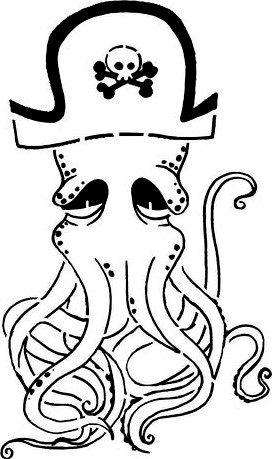 Octopus stencil