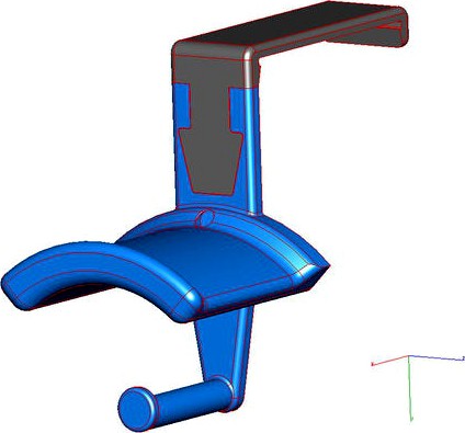 Cubicle Heaphone Holder for Haworth Compose cubicles (with STEP file)