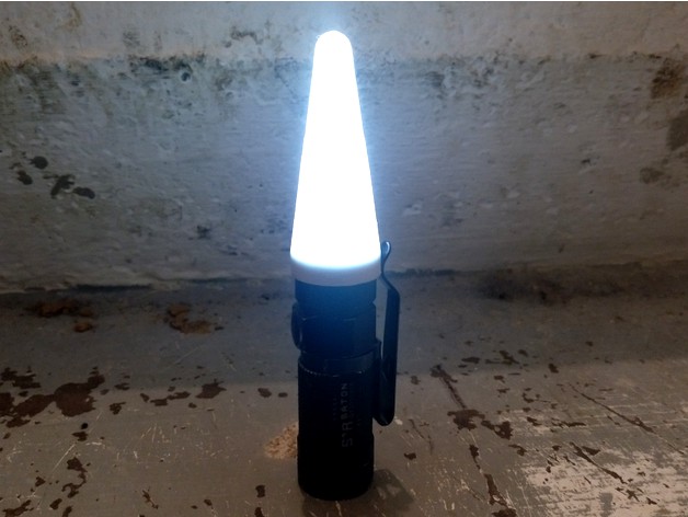 Flashlight Diffuser (Customizable)