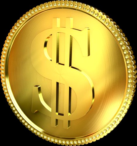 Golden Coin 3D Model