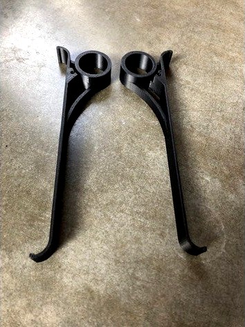 Ipad2 mount for Concept2 model D rowing machine