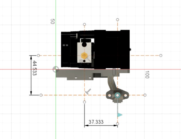 BLTOUCH Hemera Rearmount Assy