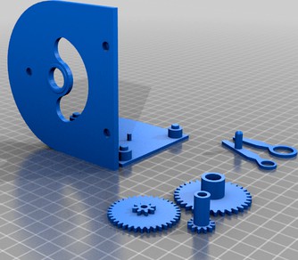 Fully printable clock.