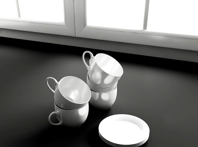 Convexshapes   Kitchen Decorations  Cups 3D Model