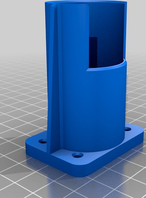 Cerambot Extruder mount for Anycubic Kossel