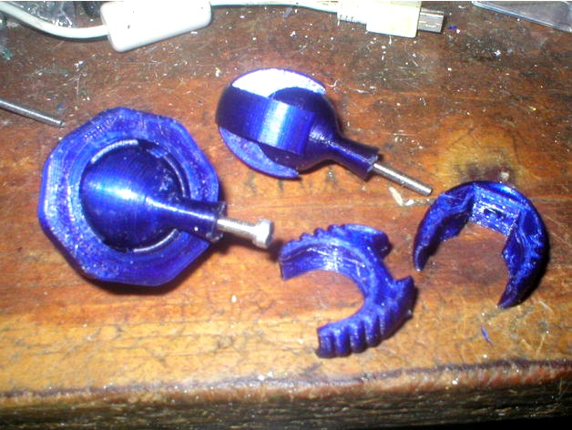 Optimized 3D Printed Ball and Socket Joint