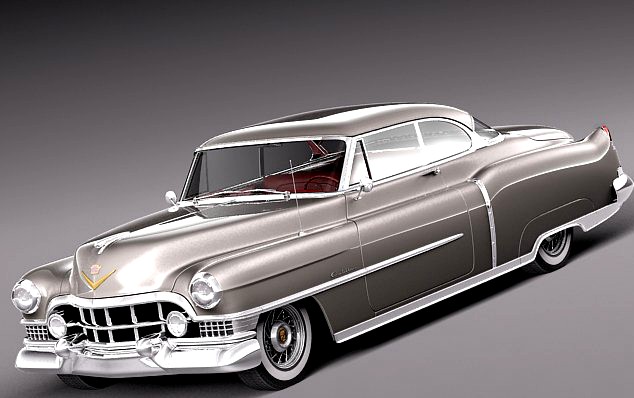 Cadillac Deville Coupe 1951 3D Model