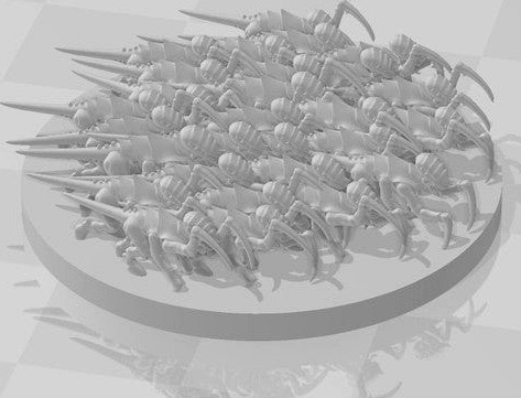 Hormagant infinite swarm for Adeptus Titanicus and Epic