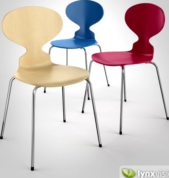 The Ant Chair by Fritz Hansen 3D Model