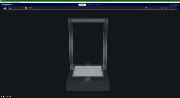 Artillery Sidewinder X1 Cura 4.4.1 Definition