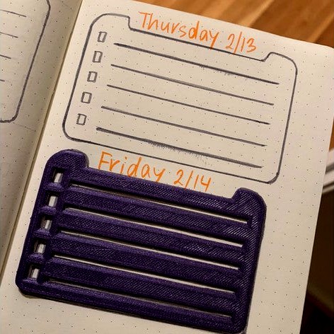 Bullet Journal Stencil